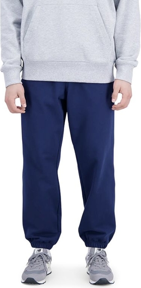 Spodnie New Balance w stylu klasycznym z bawełny
