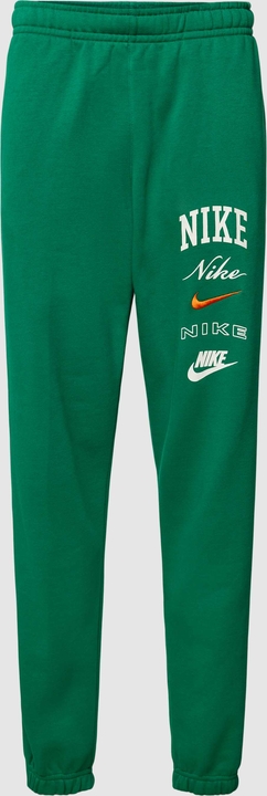 Spodnie Nike z bawełny z nadrukiem