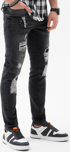 Spodnie Ombre w młodzieżowym stylu z jeansu