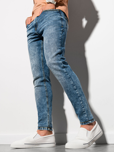 Spodnie Ombre z jeansu w młodzieżowym stylu