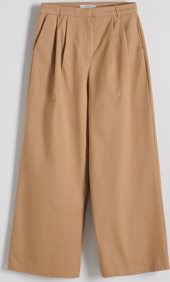 Spodnie Reserved w stylu retro z tkaniny