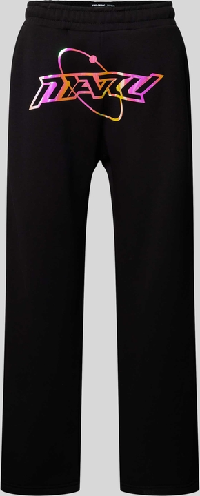 Spodnie Review X Matw z bawełny w młodzieżowym stylu z nadrukiem