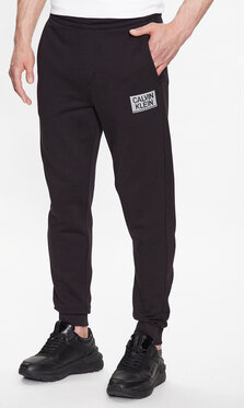 Spodnie sportowe Calvin Klein w sportowym stylu z dresówki