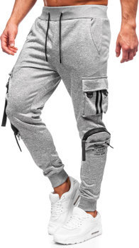 Spodnie sportowe Denley w sportowym stylu z bawełny