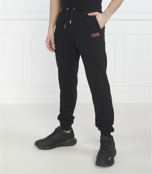 Spodnie sportowe Karl Lagerfeld z dresówki w sportowym stylu