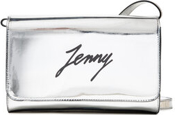 Srebrna torebka Jenny Fairy na ramię w młodzieżowym stylu matowa