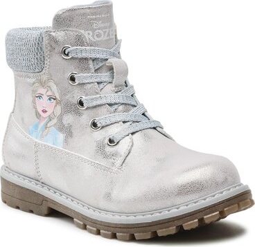 Srebrne buty dziecięce zimowe Disney Frozen