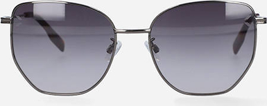 Srebrne okulary damskie McQ Alexander McQueen