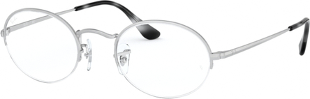 Srebrne okulary damskie Ray-Ban
