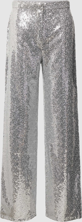 Srebrne spodnie EDITED w stylu retro