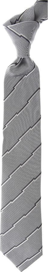 Srebrny krawat Kenzo