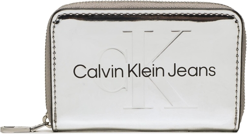 Srebrny portfel Calvin Klein