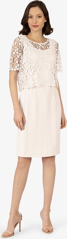 Sukienka Apart z krótkim rękawem z okrągłym dekoltem mini