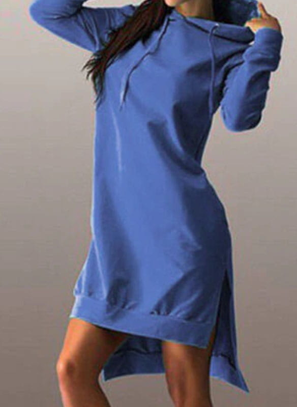 Sukienka Arilook z długim rękawem mini z dresówki