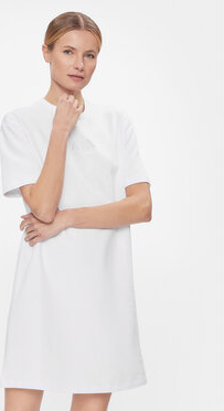 Sukienka Armani Exchange z krótkim rękawem mini w stylu casual