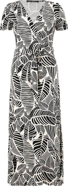 Sukienka Betty Barclay maxi z krótkim rękawem z dekoltem w kształcie litery v