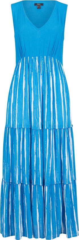 Sukienka bonprix bez rękawów z dekoltem w kształcie litery v