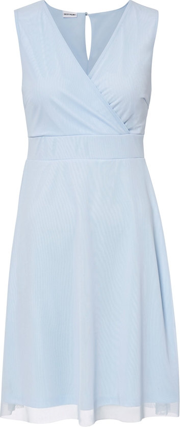 Sukienka bonprix mini bez rękawów z dekoltem w kształcie litery v