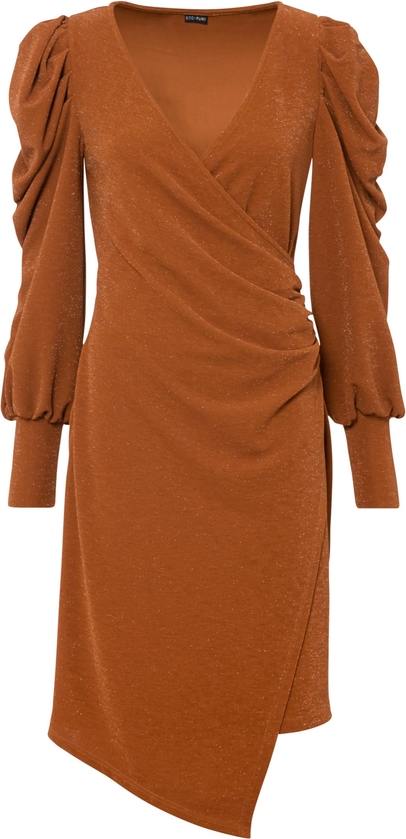 Sukienka bonprix mini w stylu casual z dekoltem w kształcie litery v