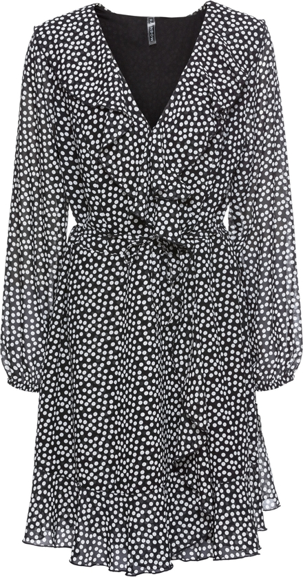 Sukienka bonprix z dekoltem w kształcie litery v mini w stylu casual