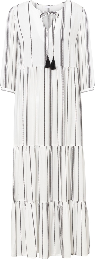 Sukienka bonprix z dekoltem w kształcie litery v w stylu casual maxi