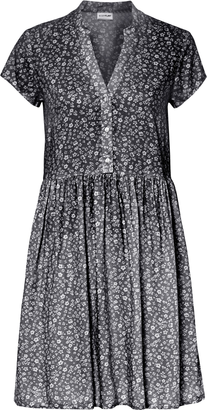 Sukienka bonprix z dekoltem w kształcie litery v z krótkim rękawem