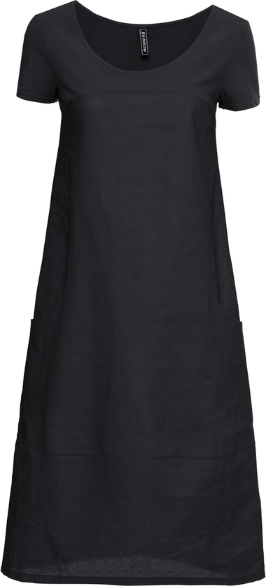 Sukienka bonprix z krótkim rękawem w stylu casual z okrągłym dekoltem