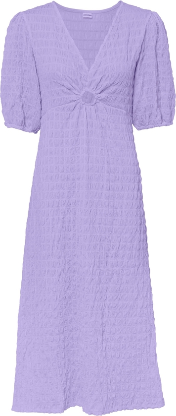 Sukienka bonprix z krótkim rękawem z dekoltem w kształcie litery v