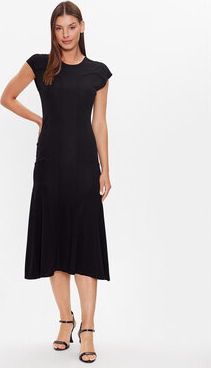 Sukienka Calvin Klein z krótkim rękawem z okrągłym dekoltem