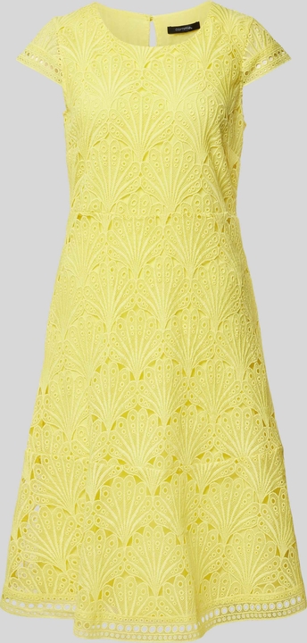 Sukienka comma, mini z krótkim rękawem z okrągłym dekoltem