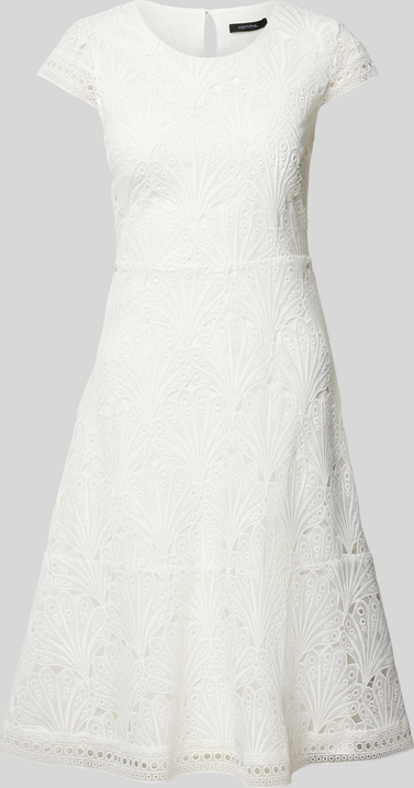 Sukienka comma, z krótkim rękawem z okrągłym dekoltem mini