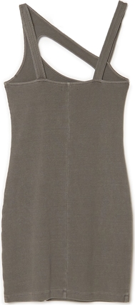 Sukienka Cropp dopasowana z dekoltem w kształcie litery v z bawełny