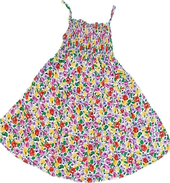 Sukienka dziewczęca Deux Ans De Vacances w kwiatki z bawełny