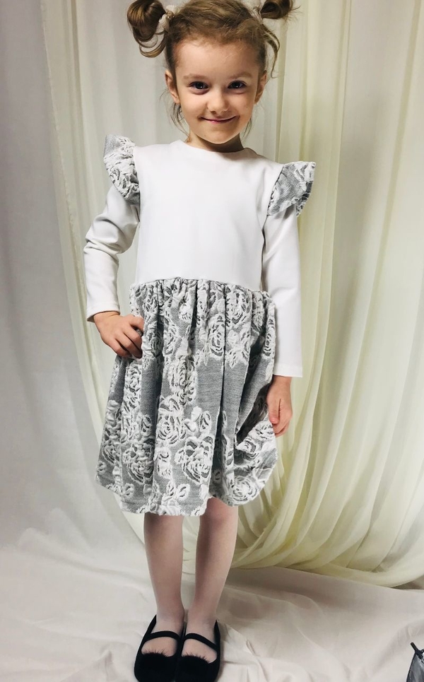 Sukienka dziewczęca Lovik Style For Kids z tkaniny