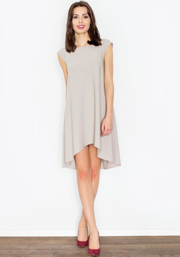 Sukienka Figl mini z krótkim rękawem asymetryczna