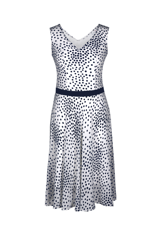 Sukienka Fokus bez rękawów z dekoltem w kształcie litery v w stylu casual