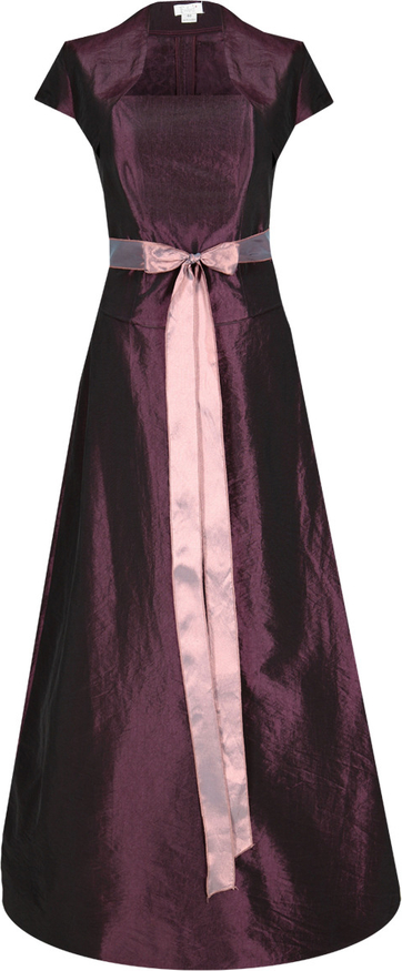 Sukienka Fokus maxi z krótkim rękawem rozkloszowana