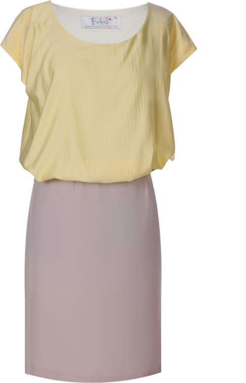 Sukienka Fokus ołówkowa z krótkim rękawem midi