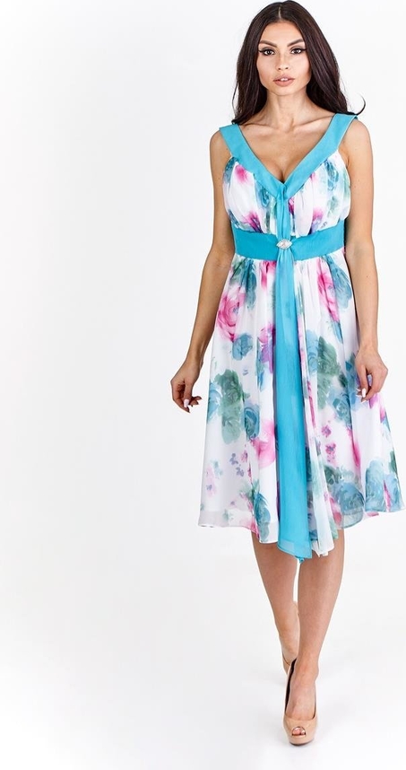 Sukienka Fokus z szyfonu w stylu casual