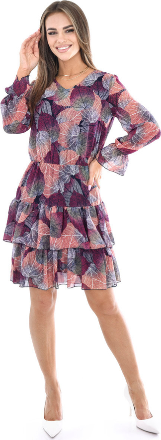 Sukienka Fokus z tkaniny w stylu casual mini