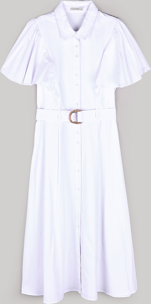 Sukienka Gate w stylu casual koszulowa z dekoltem w kształcie litery v