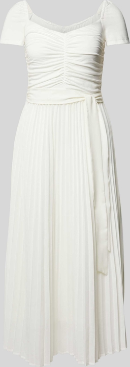 Sukienka Guess midi z dekoltem w kształcie litery v