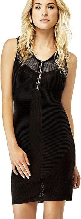 Sukienka Guess mini z dekoltem w kształcie litery v