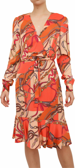 Sukienka Guess w stylu casual z dekoltem w kształcie litery v