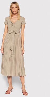 Sukienka Guess z krótkim rękawem z dekoltem w kształcie litery v