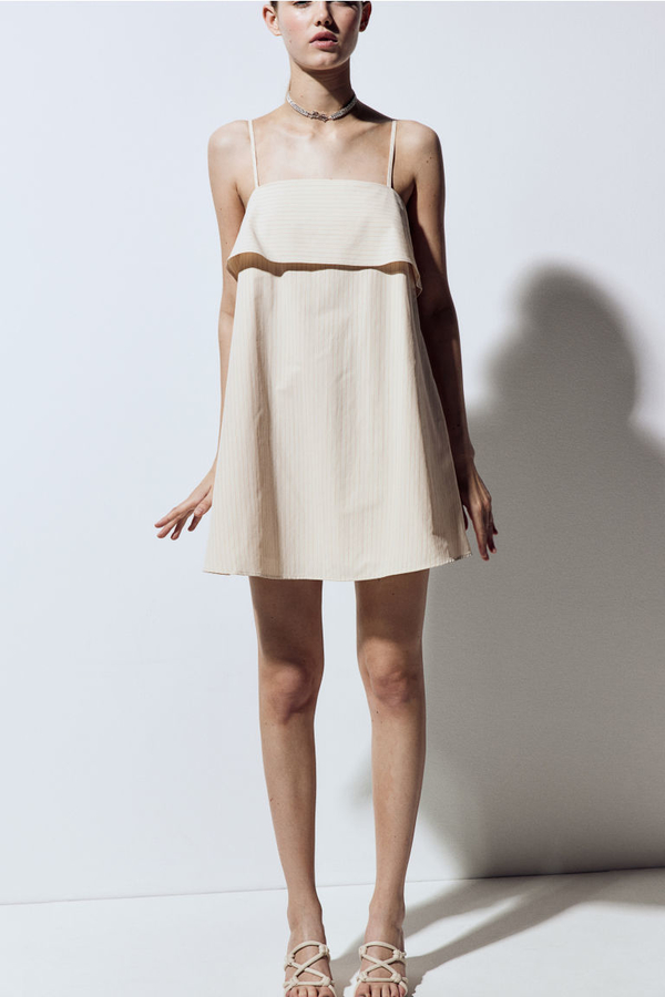 Sukienka H & M bez rękawów trapezowa