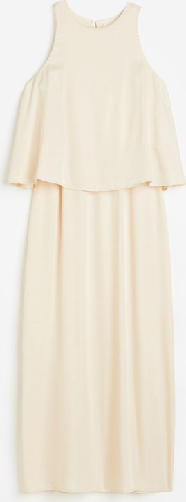 Sukienka H & M bez rękawów z tkaniny prosta