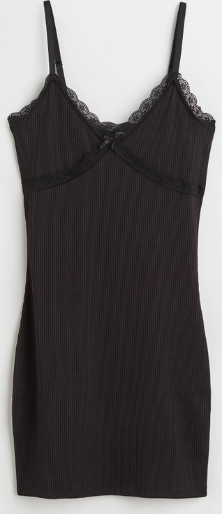 Sukienka H & M bodycon z dekoltem w kształcie litery v z dżerseju