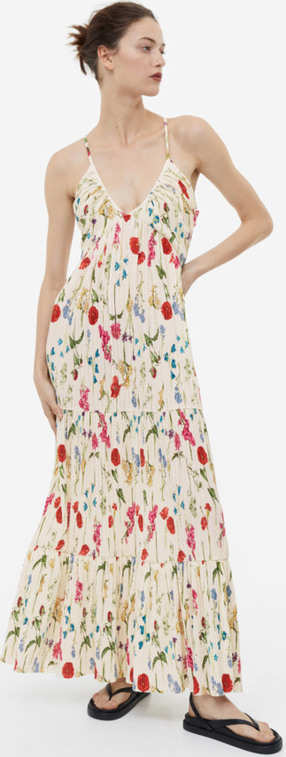 Sukienka H & M maxi na ramiączkach z dżerseju