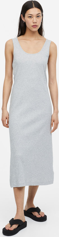 Sukienka H & M midi w stylu casual na ramiączkach